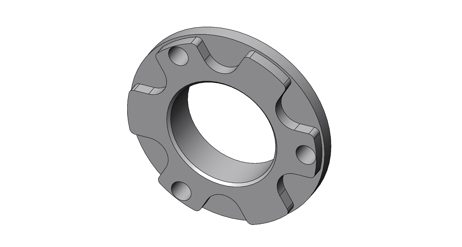 RCD Big Block Chevy Balancer Adapter to accept RCD Crank Trigger wheel